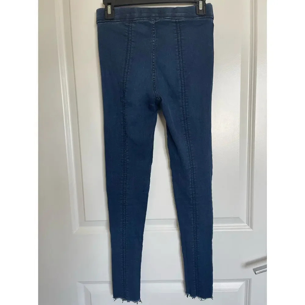 Free People Blue Straight Leg Jeans - Picture 7 of 8